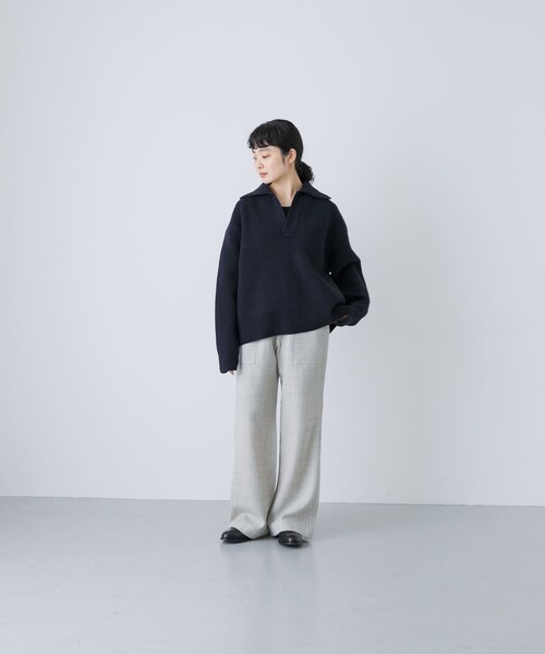 かぐれ(カグレ)の「STUDIO NICHOLSON NASH(ニット/セーター・レディース・CRIMSON/D NAVY・0)」の7枚目の写真