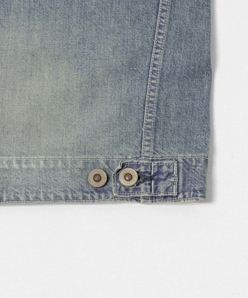 URBAN RESEARCH（アーバンリサーチ）の「HERILL　Nepdenim jacket（デニムジャケット・メンズ・White/VT Worn・2/3）」の11枚目の写真