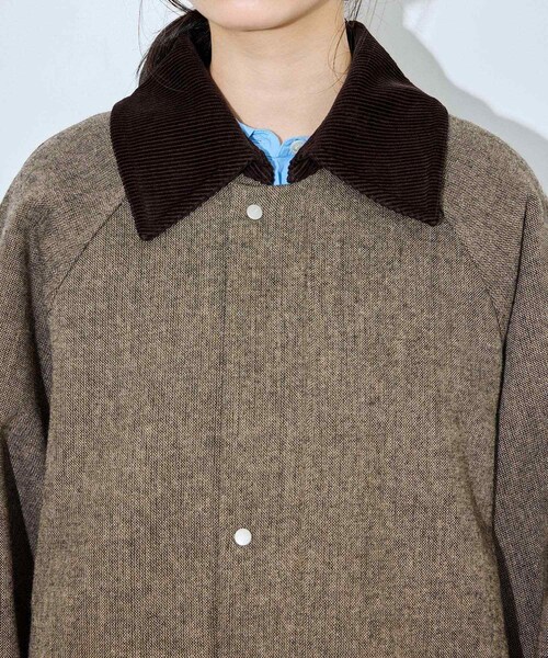 ADAM ET ROPE'(アダムエロペ)の「ライトツイードカバーオール(カバーオール・レディース・ブラウン・36/38)」の15枚目の写真