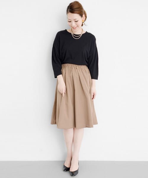 URBAN RESEARCH ROSSO（アーバンリサーチロッソ）の「C/RYドロッププルオーバー（Tシャツ/カットソー・レディース・GRAY/OFF WHITE/BLACK・FREE）」の8枚目の写真