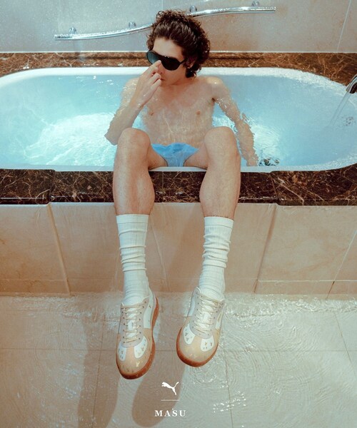 ADAM ET ROPE'（アダムエロペ）の「【PUMAxMASU】PALERMO BLESS（スニーカー・メンズ・ホワイト系・26.0/27.0/28.0）」の11枚目の写真