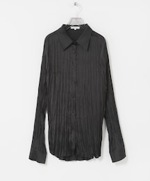 Studio Doe　SATIN PLEATED SHIRTS