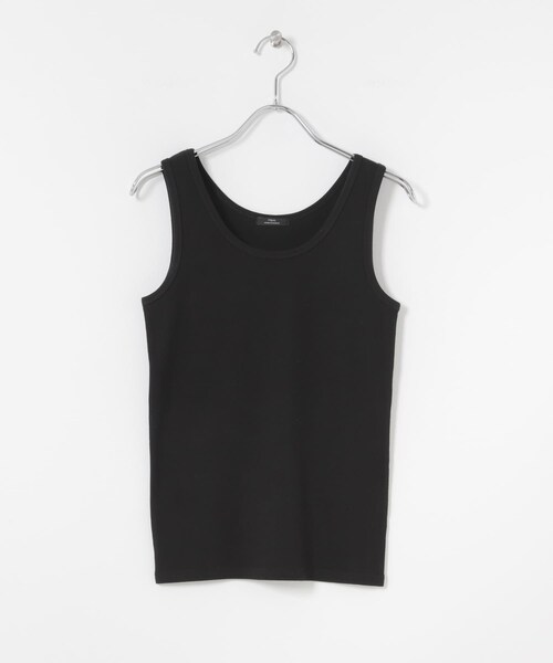 ITEMS URBANRESEARCH（アイテムズ アーバンリサーチ）の「ribタンクトップ（タンクトップ・レディース・BLK/OFF/CML/BEG・Free）」の5枚目の写真