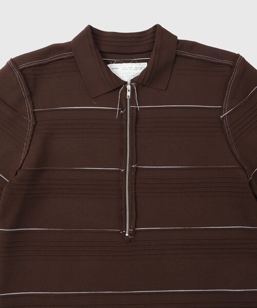 ADAM ET ROPE'（アダムエロペ）の「【CAMIEL FORTGENS/カミエル フォートヘンス】POLO VISCOSE（ポロシャツ・メンズ・ダークブラウン・S）」の3枚目の写真