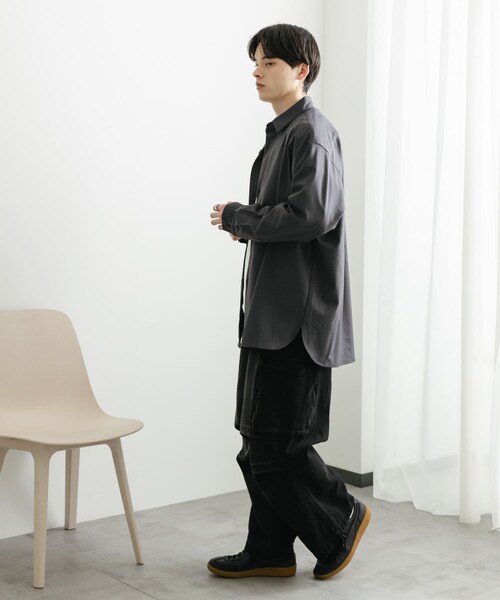 SENSE OF PLACE by URBAN RESEARCH（センスオブプレイスバイアーバンリサーチ）の「デニムカーゴパンツ（デニムパンツ・メンズ・BLUE/BLACK・M/L）」の9枚目の写真