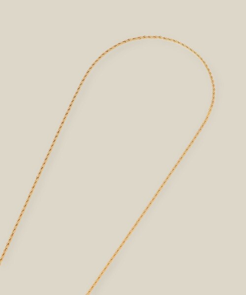 ROPE'（ロペ）の「ロープチェーンラリエット（ネックレス・レディース・ゴールド/シルバー・F）」の4枚目の写真