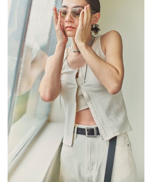 Ungrid（アングリッド）の「レザーロングベルト（ベルト・レディース・ブラック/ブラウン・F）」の3枚目の写真