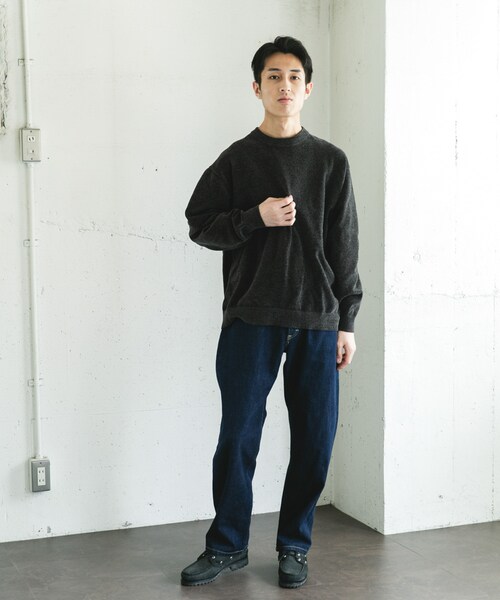 URBAN RESEARCH DOORS（アーバンリサーチドアーズ）の「モールニットプルオーバー（ニット/セーター・メンズ・GREIGE/SAGE/CHARCOAL・M/L）」の12枚目の写真