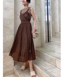 MERCURYDUO | センシュアルニットジャンスカドレス(ワンピース)