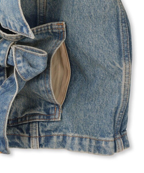 ADAM ET ROPE'(アダムエロペ)の「【GANNI(ガニー)】Tint Rigid Denim Jacket(デニムジャケット・レディース・ブルー・36)」の10枚目の写真