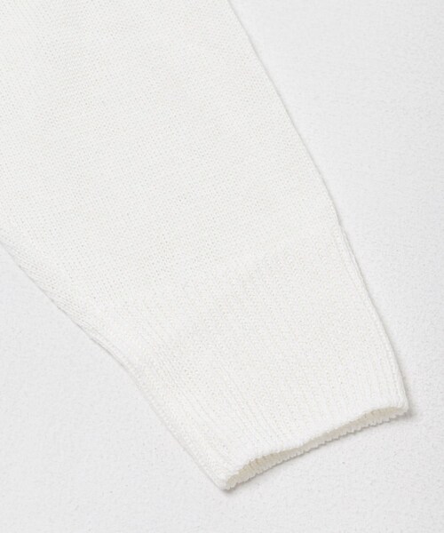 URBAN RESEARCH（アーバンリサーチ）の「PURLAM　WASHI M-G TENJIKU V PULLOVER（ニット/セーター・メンズ・WHITE/BLACK/GREEN/B.PURPLE・2/3）」の8枚目の写真