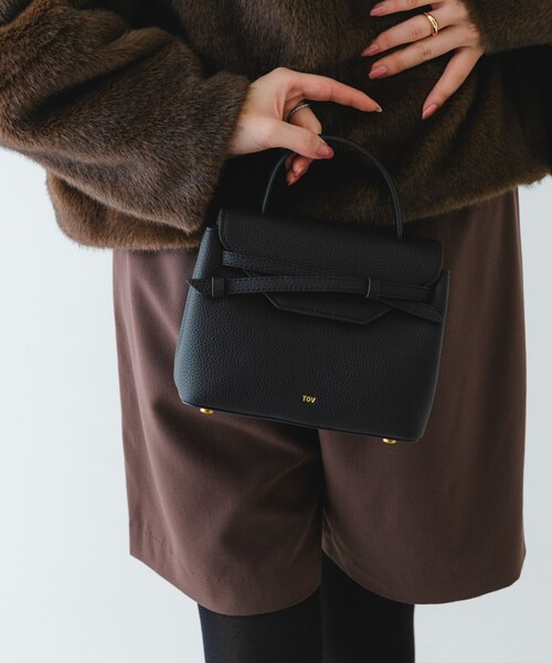 RODE SKO（ロデスコ）の「tov　MIMI MINI（ショルダーバッグ・レディース・BLACK/GREGE/PINK・-）」の11枚目の写真