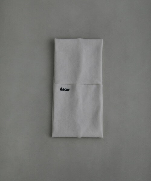 URBAN RESEARCH（アーバンリサーチ）の「decor『デコール』　Wide Hairband（ヘアバンド・レディース・CHARCOAL/BLACK/BROWN/OFF/BURGUNDY/SAX・-）」の8枚目の写真