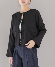 リボンブラウス