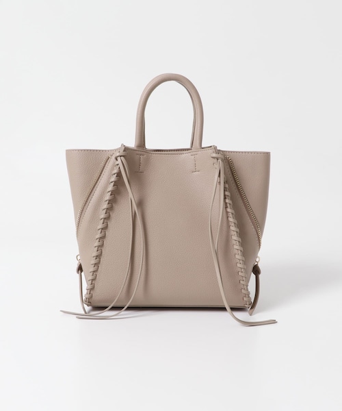 URBAN RESEARCH ROSSO（アーバンリサーチロッソ）の「サイドジップミニトート（ショルダーバッグ・レディース・BLACK/GREIGE/WHITE・-）」の13枚目の写真