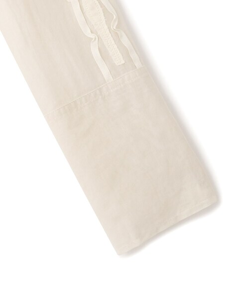 ADAM ET ROPE'(アダムエロペ)の「【EMOELLE】ステッチエンブロイダリーブラウス(シャツ/ブラウス・レディース・ホワイト/キナリ/ブラック/オフホワイト・F)」の16枚目の写真