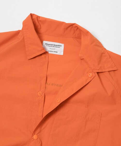 EKAL（エカル）の「mountain research　Coach shirts（シャツ/ブラウス・メンズ・Orange/Sax/Sage・M/L/XL）」の14枚目の写真