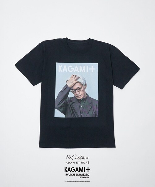ADAM ET ROPE'(アダムエロペ)の「【KAGAMI+ Ryuichi Sakamoto × 10Culture / ADAM ET ROPE'】KAGAMI+ PHOTO TEE(Tシャツ/カットソー・レディース・ブラック/ブラック系/ホワイト/ホワイト系・L/M/XL)」の10枚目の写真