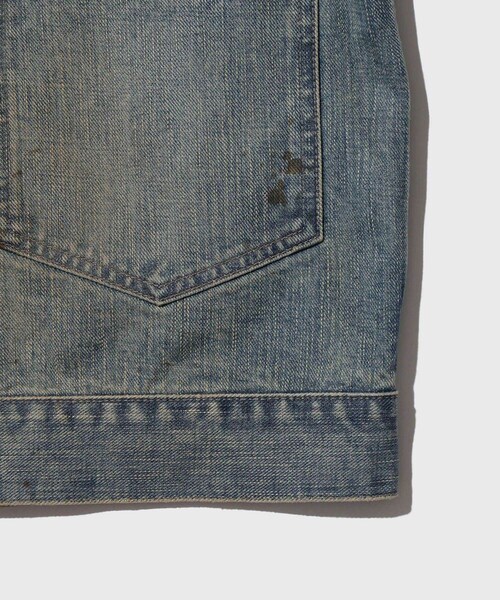 ADAM ET ROPE'(アダムエロペ)の「【SUGARHILL/シュガーヒル】FADED MODERN DENIM JACKET(デニムジャケット・メンズ・ブルー系・2/3)」の8枚目の写真