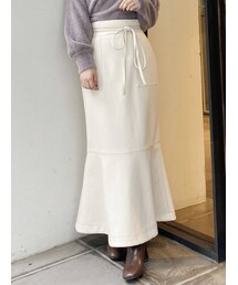MERCURYDUO | ハイウエストフェイクレザースカート(スカート)