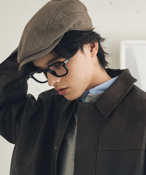 SENSE OF PLACE by URBAN RESEARCH(センスオブプレイスバイアーバンリサーチ)の「アソートハンチング(ハンチング/ベレー帽・メンズ・BLACK/BRN CHECK/GRY STRIPE・One)」の18枚目の写真