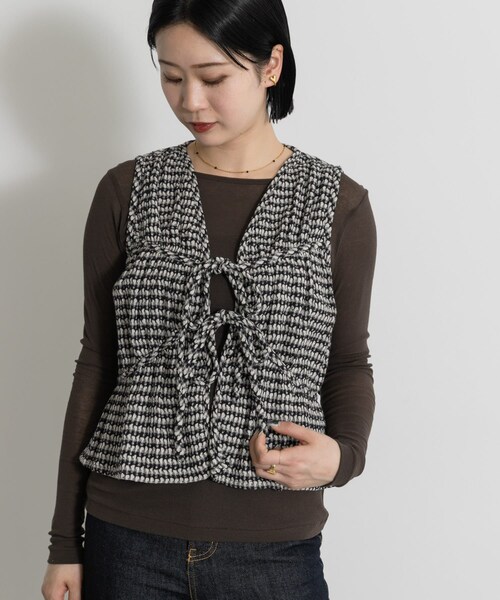 THE GOODLAND MARKET（ザグッドランドマーケット）の「PALIT　Julia tank top Black（その他トップス・レディース・BLACK・Free）」の3枚目の写真