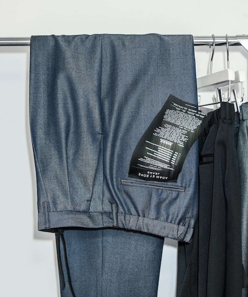 ADAM ET ROPE'(アダムエロペ)の「NIKKE デニムワイドイージースラックス / ADAM ET ROPE' JEANS(デニムパンツ・メンズ・ブラック系/ダークブラウン/ネイビー・L/M/S)」の22枚目の写真