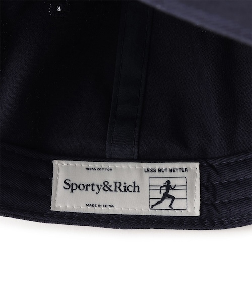 ADAM ET ROPE'(アダムエロペ)の「【Sporty&Rich(スポーティー アンド リッチ)】Modern Hat(キャップ・レディース・ホワイト/ネイビー・F)」の10枚目の写真