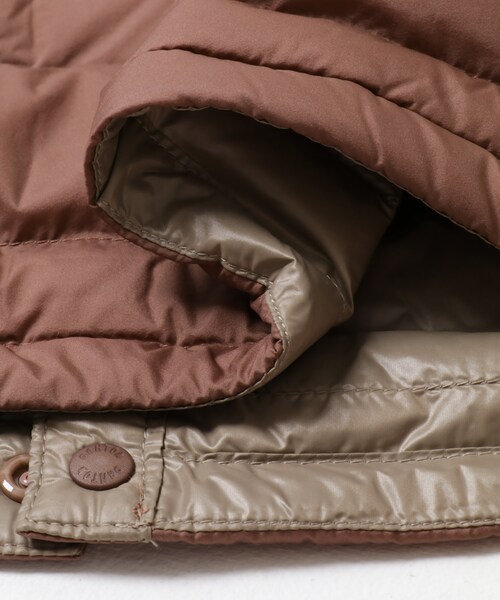 URBAN RESEARCH DOORS（アーバンリサーチドアーズ）の「DANTON　INNERDOWN CREWNECKJACKET（その他アウター・レディース・BLACK/OY.WHITE/SMOKY PINK/MUSTARD・S）」の22枚目の写真