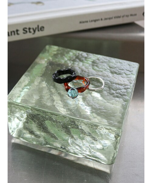 Ungrid（アングリッド）の「デザインクリアリングセット（リング・レディース・オレンジ/ブルー・F）」の11枚目の写真