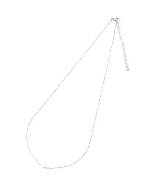 ROPE' PICNIC（ロペピクニック）の「ステンレス淡水パールトッププチペンダント（ネックレス・レディース・ゴールド/シルバー・F）」の7枚目の写真