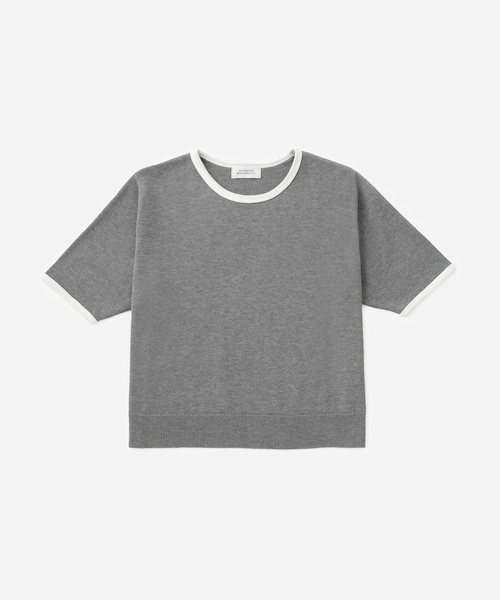 Saturdays NYC(サタデーズ ニューヨークシティ )の「Suzie Compact Knit SS Top | WOMEN(Tシャツ/カットソー・レディース・ブラック/グレー/グリーン・L/M/S)」の12枚目の写真