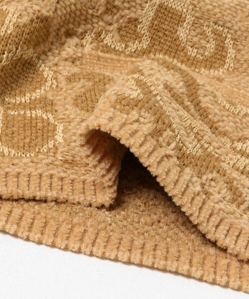 THE GOODLAND MARKET（ザグッドランドマーケット）の「米富繊維　GOBELIN JACQUARD KNIT JACKET（カーディガン/ボレロ・レディース・BROWN/BEIGE・FREE）」の11枚目の写真