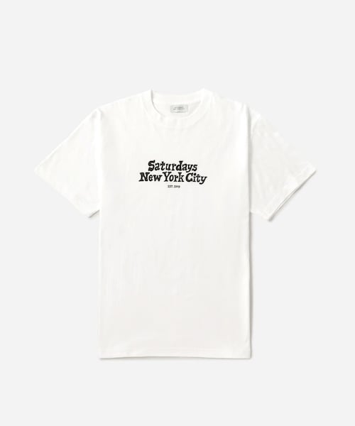 Saturdays NYC（サタデーズ ニューヨークシティ ）の「Chocomoo x Saturdays NYC T-shirt（Tシャツ/カットソー・レディース・グレー/ホワイト/グリーン/ブルー・L/M/S/XL）」の3枚目の写真