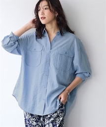 SMILE LAND | 【美極シャツ】ダブルポケットニューノーマルシャツ＜大きいサイズ有＞(シャツ/ブラウス)