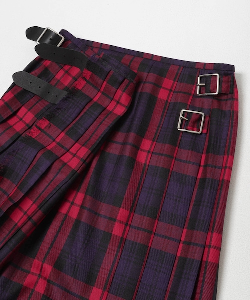 かぐれ（カグレ）の「『別注』O’NEIL OF DUBLIN×かぐれ　PLEATS WRAP SKIRT 85cm（スカート・レディース・MOYNALTY/LOUGH MASK・XS）」の20枚目の写真