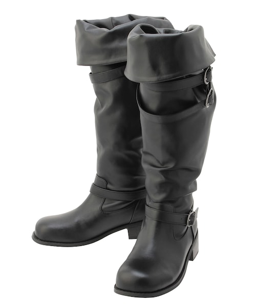 Ungrid（アングリッド）の「【Ca】2wayベルトロングブーツ（その他シューズ・レディース・ブラック/ブラウン・M/L）」の3枚目の写真