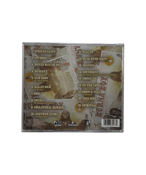 bonjour records（ボンジュールレコーズ）の「Burna Boy/バーナ・ボーイ African Giant（CD・レディース・その他・F）」の3枚目の写真