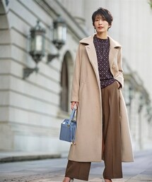 nissen | 2WAYウールタッチAラインコート【OtonaSMILE】(ジャケット/アウター)