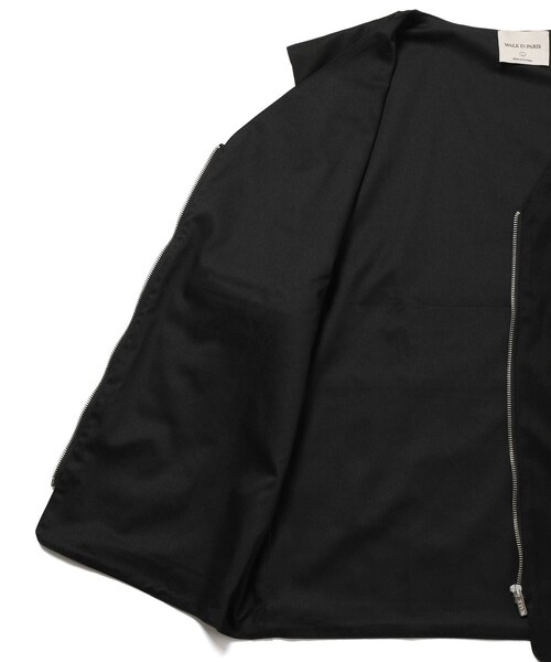 ADAM ET ROPE'（アダムエロペ）の「【WALK IN PARIS/ウォーク イン パリス】La veste sans maches（ベスト・メンズ・ブラック・L/M）」の21枚目の写真