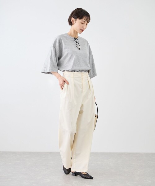 ROPE' PICNIC（ロペピクニック）の「【一部店舗限定】【Hanes × DODO JEAN】ビッグTシャツby THE DODO JEAN（Tシャツ/カットソー・レディース・ブラック/チャコール/ホワイト・F）」の13枚目の写真