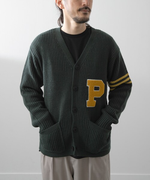 ITEMS URBANRESEARCH（アイテムズ アーバンリサーチ）の「ウール混サガラ刺繍カーディガン（カーディガン/ボレロ・メンズ・GRN/BLK・M/L）」の18枚目の写真