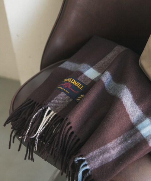 URBAN RESEARCH DOORS(アーバンリサーチドアーズ)の「『一部別注カラー』TWEED MILL Lambswool Stole(マフラー・レディース・Scone CHK/BLU/GRN/CHOCOLATE/McKeller/別注C/GRY/別注T/CHK・Free)」の12枚目の写真