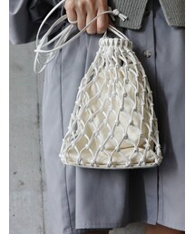 MURUA | メッシュ巾着バッグ(ハンドバッグ)