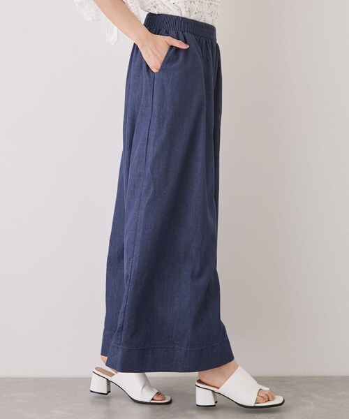 Jayro(ジャイロ)の「スラブデニムロングワイドパンツ(デニムパンツ・レディース・ブラック/チャコール/ネイビー/ブルー系・M)」の20枚目の写真
