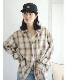 Ungrid | ビッグルーズチェックシャツ(シャツ/ブラウス)
