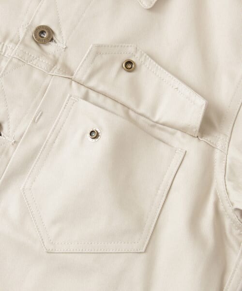 URBAN RESEARCH（アーバンリサーチ）の「FREEMANS SPORTING CLUB JP　OLD TWILL G JUM（テーラードジャケット・メンズ・OFF WHITE・2/3）」の14枚目の写真