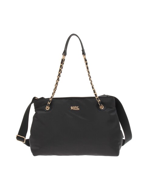 TONAL（トーナル）の「【OUTDOOR別注】チェーンデザイントートバッグ（トートバッグ・レディース・ブラック/ブラウン/ベージュ・F）」の2枚目の写真