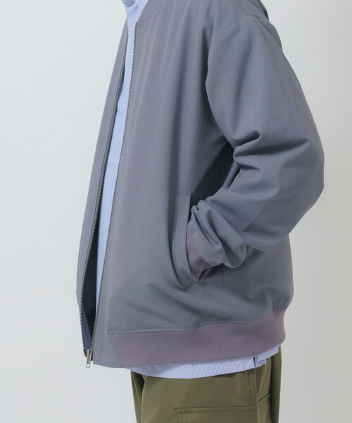 ITEMS URBANRESEARCH(アイテムズ アーバンリサーチ)の「TRストレッチ ジップアップブルゾン(ブルゾン・メンズ・BLK/GRY/BEG・M/L)」の22枚目の写真