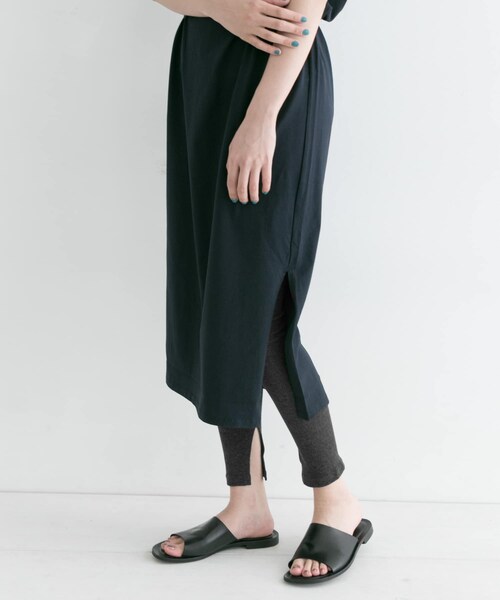 SMELLY（スメリー）の「スリットリブレギンス∴（レギンス/スパッツ・レディース・L.GRY/IVO/C.GRY/BLK・-）」の19枚目の写真